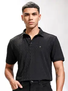 HIGHLANDER Men Polo Collar T-shirt