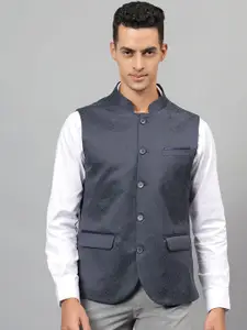 Cantabil Woven Design Jacquard Partywear Nehru Jacket