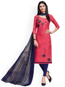 Maroosh Embroidered Thread Work Unstitched Dress Material