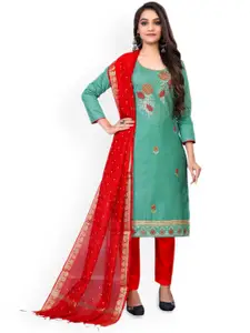 Maroosh Ethnic Motifs Embroidered Unstitched Dress Material
