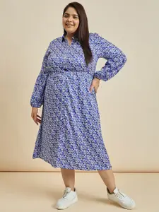 Sztori Women Floral Printed Crepe Maxi Dress