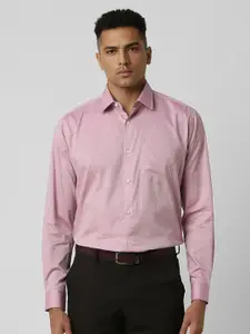 Van Heusen Men Spread Collar Micro Ditsy Printed Cotton Formal Shirt