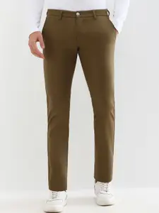 Allen Solly Men Mid-Rise Slim Fit Trousers