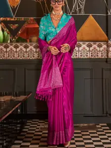 DEVATITHI Gotta Patti Silk Blend Saree