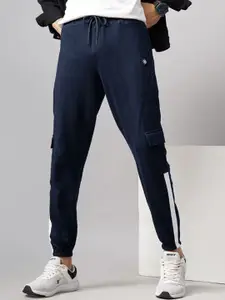 PAUL STREET Men Cotton Relaxed Straight Fit Cargos Trousers