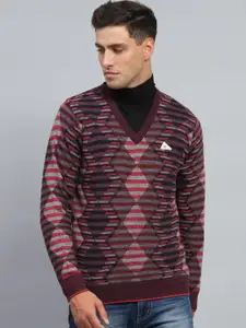 Monte Carlo Men Striped Woollen Pullover