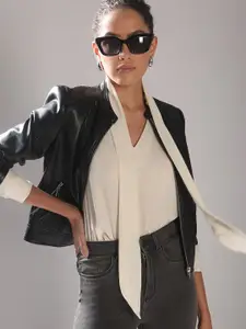 Vero Moda Women Tie-Up Neck Top