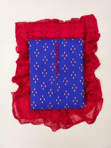 Maroosh Geometric Printed Unstitched Dress Material