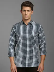 Louis Philippe Sport Men Super Slim Fit Opaque Checked Casual Shirt