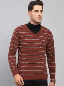 Monte Carlo Men Striped Woollen Pullover