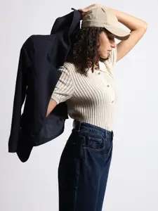 Vero Moda Women Self Design Cotton Regular Top