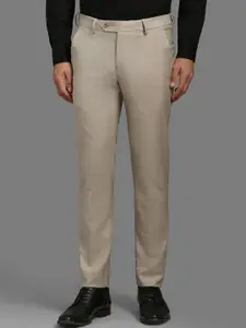 Louis Philippe Men Solid Slim Fit Formal Trousers