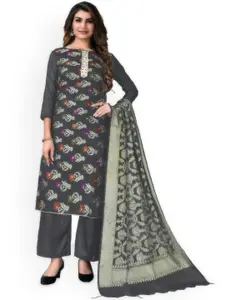Maroosh Ethnic Motifs Woven Design Zari Unstitched Dress Material