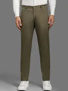 Louis Philippe Men Slim Fit Cotton Trousers