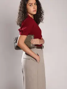 Vero Moda Women Solid Puff Sleeve Top