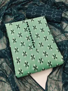 Maroosh Ethnic Motifs Printed Glaze Cotton Unstitched Dress Material