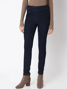 Vero Moda Women Cotton Skinny Fit High-Rise Stretchable Jeans