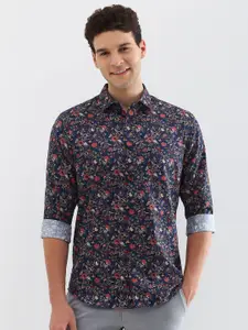 Allen Solly Men Spread Collar Floral Printed Cotton Slim Fit Casual Shirt