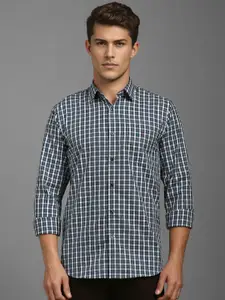 Louis Philippe Sport Men Super Slim Fit Opaque Checked Casual Shirt