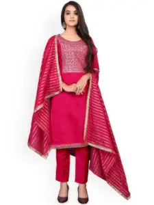 Maroosh Ethnic Motifs Embellished Unstitched Dress Material