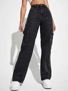 Kotty Women Jean Straight Fit High-Rise Stretchable Jeans