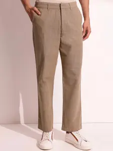 Fabindia Men Straight Fit Trousers