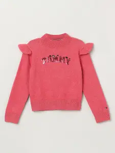 Tommy Hilfiger Girls Ribbed Cotton Pullover