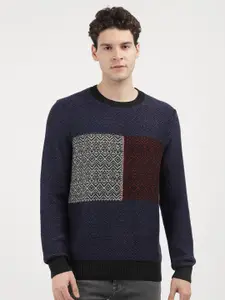 Tommy Hilfiger Men Geometric Printed Cotton Pullover