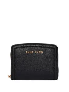 ANNE KLEIN Women Synthetic Leather Textured Zip Around Wallet