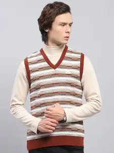 Monte Carlo Men Cable Knit Woollen Sweater Vest