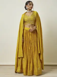 Soch Embellished Sequinned Ready to Wear Lehenga & Blouse With Dupatta