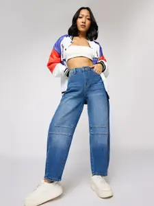 FREAKINS Women High-Rise Light Fade Cotton Jeans