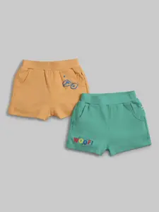 Ed-a-Mamma Baby Boys Pack Of 2 Printed Shorts