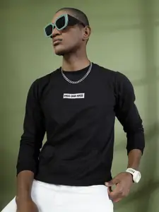 Rigo Men Typography Printed Round Neck Pullover Sweatshirt