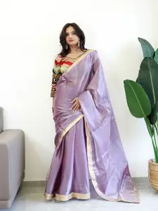 Anouk Solid Organza Saree