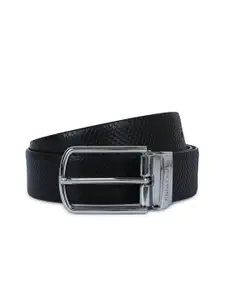 Elite Crafts Men Textured Leather Reversible Formal Belt