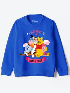 YK Disney Boys Graphic Printed Round Neck Cotton Pullover Sweatshirt