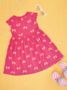 Pantaloons Junior Printed Fit & Flare Dress