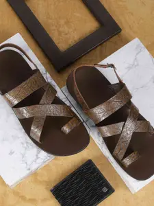 Metro Men Leather Comfort Sandals