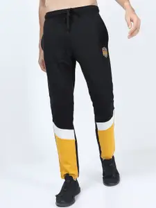 HIGHLANDER Men Colourblocked Slim-fit Mid Rise Track Pants