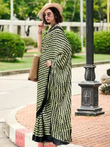 Anouk Woven Design Geometric Saree