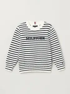 Tommy Hilfiger Boys Striped Pullover