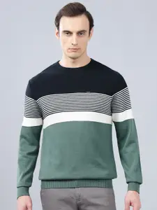 Cantabil Men Striped Cotton Pullover
