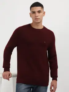Tommy Hilfiger Men Round Neck Woollen Pullover