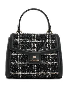 KLEIO Top Handle Tweed Handbag