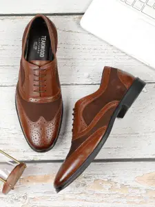 Teakwood Leathers Men Genuine Leather Formal Oxfords