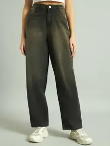 The Roadster Lifestyle Co Wide Leg Fit Light Faded Jeans