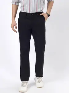 JADE BLUE Men Slim Fit Trousers