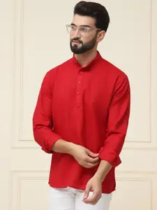 SOJANYA Band Collar Straight Kurta