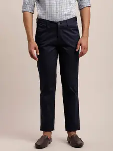 Turtle Men Solid Relaxed Skinny Fit Chinos Trousers